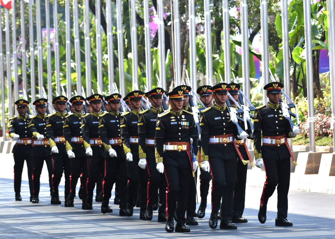 Mengenal Pasukan Cordon Penyambut Kepala Negara KTT ke-43 ASEAN