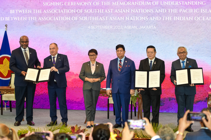 ASEAN Enhances Cooperation with IORA and PIF